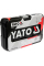 Набір шестигранних торцевих головок Yato 1/2" 10-24 мм у кейсі, 12 шт