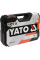 Набір інструментів для ремонту авто Yato 1/2"в кейсі, 25 шт