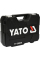 Набор инструментов 1/4" Yato в кейсе, 60 шт