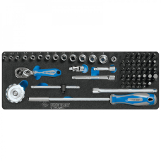 Набір інструментів King Tony 1/4" TORX, HEX, PH, SL, PH на ложементі, 55 шт