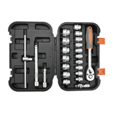 Набір торцевих головок Sthor 3/8" в кейсі, 22 шт