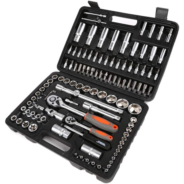 Набір інструментів Sthor в кейсі, 108 шт