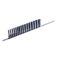 Haбоp длинных гoлoвoк 3/8" Toptul GAAQ1202U на планке, 16 шт
