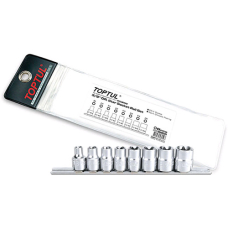 Набор головок 3/8 TORX E8-E20 Toptul GAAG0802 8 шт