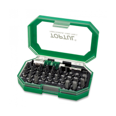 Набор бит SL, PH, PZ, HEX, TORX, PENTACLE с магнитным держателем 1/4" Toptul  в кейсе 35 шт