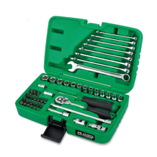 Haбоp насадок 1/4" и ключей Toptul GCAI4901 в кейсе, 49 шт