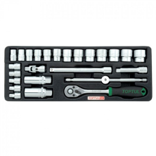 Набор  головок 3/8" Toptul GCAT2501 на ложементе, 25 шт