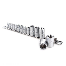 Набор головок TORX 1/4-3/8-1/2 E4-E24 Toptul GAAR1402 14 шт
