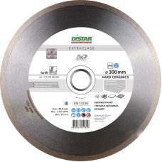Алмазный диск по керамике Distar Hard ceramics 1A1R 300x2/1,6x10x32 мм