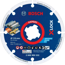 Алмазный диск по металлу Bosch X-LOCK Expert for Metal, 115x22,23 мм