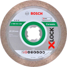 Алмазный диск Bosch X-Lock Best for Ceramic 125x22,23x1,8x10 мм