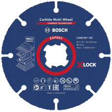 Круг відрізний Bosch Expert Carbide Multi Wheel X-Lock 115x22.23 мм