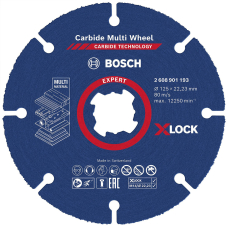 Круг відрізний Bosch Expert Carbide Multi Wheel X-Lock 125x22.23 мм, 10 шт