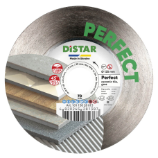 Алмазный диск по керамике Distar Perfect 1A1R 125х1.5х22.23 мм