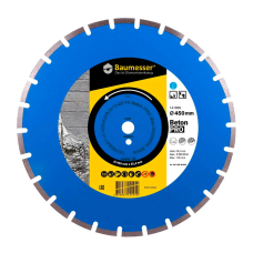 Круг алмазний відрізний Baumesser 450 Beton PRO 1A1RSS/C1-H 450x4,0x10x25,4-F4 мм