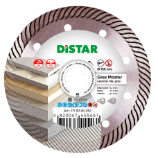 Круг алмазный по керамограниту Distar Gres Master 1A1R 125x1,4/1,0x10x22,23 мм