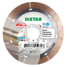 Алмазный круг Distar Hard ceramics Advanced 1A1R 115x1,6x10x22,23