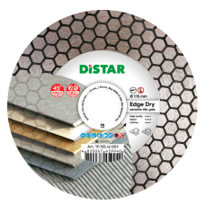 Алмазный диск по керамике Distar Edge Dry 1A1R 115x1.6x25х22.23 мм