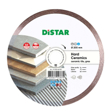 Алмазный диск по керамике Distar Hard ceramics 1A1R 200x1,6/1,2x10x25,4 мм