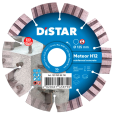 Алмазный диск по армированному бетону Distar Meteor H12 1A1RSS 125x2.2x22.23 мм