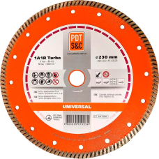 Алмазный круг по бетону PDT Universal 1A1R Turbo 230х2,6х10х22,2 мм