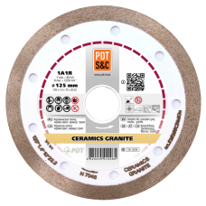 Алмазний круг по кераміці PDT Ceramics Granite 1A1R 125х1,4х10х22,2 мм