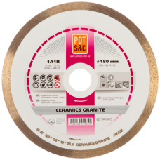 Алмазный диск по керамике PDT Ceramics Granite 1A1R 180х1,6х10х25,4 мм