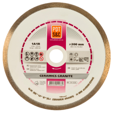 Алмазный диск по керамике PDT Ceramics Granite 1A1R 200х1,6х10х25,4 мм
