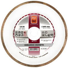 Алмазный диск по керамике PDT Ceramics Granite 1A1R 300х2.2х10х32 мм