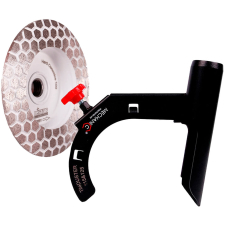 Кожух для відведення пилу Mechanic TileDUSTER 115-125 з алмазной фрезою Distar DGM-S100/M14 Hard Ceramics 100/120