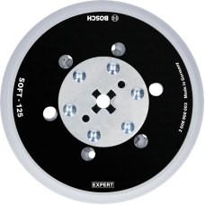 Опорна тарілка універсальна з отворами Bosch Expert Multihole, 125 мм, м'яка