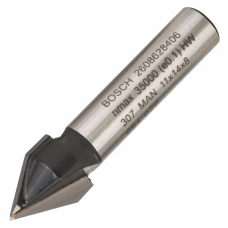 Фреза пазова V-подібна Bosch 8 мм, 11×14×45 мм, 60