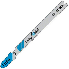 Пиляльне полотно HSS Bosch, T 118 A, 1,1-1,5×91 мм, 2 шт