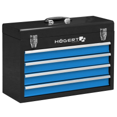Ящик для інструментів металевий Hogert HT7G075, 4 висувні секції