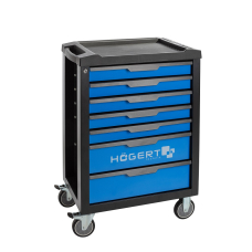 Тележка-тумба инструментальная Hogert HT7G048 7 ящиков