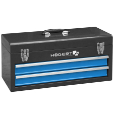 Ящик для інструментів металевий Hogert HT7G074, 2 висувні секції