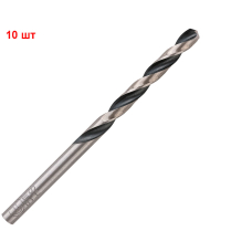 Сверло спиральное Bosch HSS-PointTeQ, 5х52х86 мм, 10 шт
