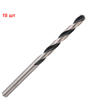 Сверло спиральное Bosch HSS-PointTeQ, 5.5х57х93 мм, 10 шт