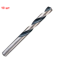 Сверло спиральное Bosch HSS-PointTeQ, 5.9х57х93 мм, 10 шт