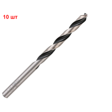 Сверло спиральное Bosch HSS-PointTeQ, 6.4х63х101 мм, 10 шт