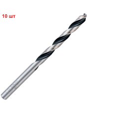 Сверло спиральное Bosch HSS-PointTeQ, 6.5х63х101 мм, 10 шт