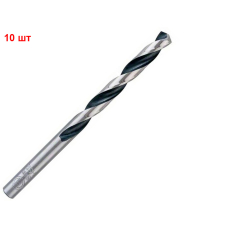 Сверло спиральное Bosch HSS-PointTeQ, 8х75х117 мм, 10 шт
