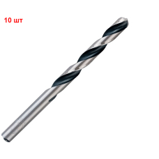 Сверло спиральное Bosch HSS-PointTeQ, 8.9х81х125 мм, 10 шт