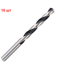 Сверло спиральное Bosch HSS-PointTeQ, 10х87х133 мм, 10 шт