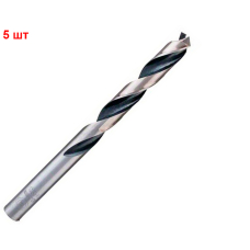 Сверло спиральное Bosch HSS-PointTeQ, 10.5х87х133 мм, 5 шт
