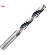 Сверло спиральное Bosch HSS-PointTeQ, 11.7х94х142 мм, 5 шт