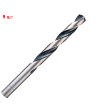 Сверло спиральное Bosch HSS-PointTeQ, 11.9х101х151 мм, 5 шт