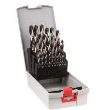 Набір свердел спіральних Bosch HSS PointTeQ ProBox, 1-13 мм, 25 шт