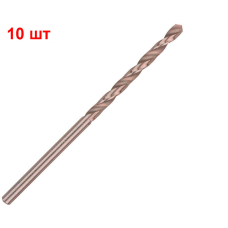 Сверла спиральное Bosch HSS-G, 4.1х43х75 мм, 10 шт