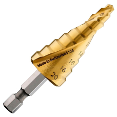 Сверло ступенчатое Bosch HSS-TiN, 9 ступ., 1/4 дюйма